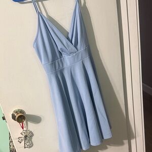 Light Blue Sleeveless Dress